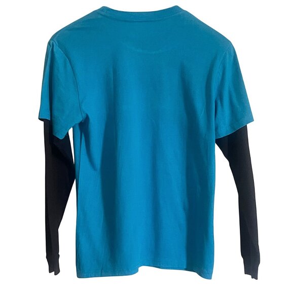 American Crusader Long Sleeve Boys Dirt Bike Motocross Rider Graphic T-Shirt L - Picture 2 of 4